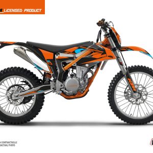 Kit Deco Moto Cross Reflex KTM 350 FREERIDE Orange 2012-2015