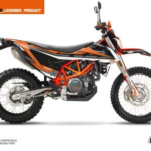 Kit Deco Moto Cross Rift KTM 690 ENDURO R Noir Orange 2009-2011