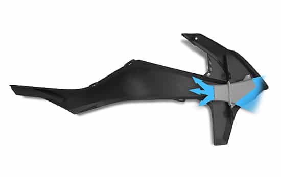 Ecope de radiateur Cycra Powerflow KTM 19 2016-2018 – Image 2