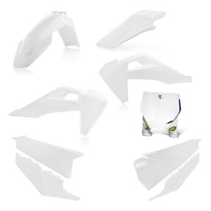 Kit Plastique Cycra 5 Elements HVA TC/FC 19 - Blanc 2019-2023