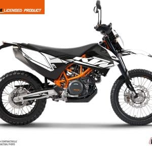 Kit Deco Moto Cross Reflex KTM 690 ENDURO R Blanc 2012-2016