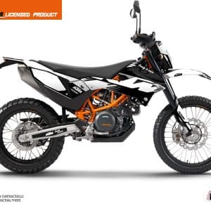 Kit Deco Moto Cross Retro KTM 690 ENDURO R Noir 2012-2016