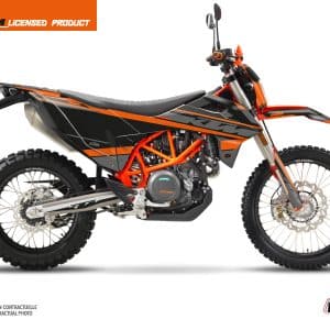 Kit Deco Moto Cross Breakout KTM 690 ENDURO R Noir Orange 2019-2023