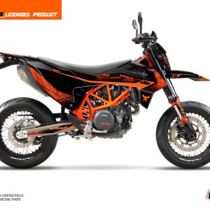Kit Deco Moto Cross Replica Thomas Corsi KTM 690 SMC R Noir Orange 2012-2013