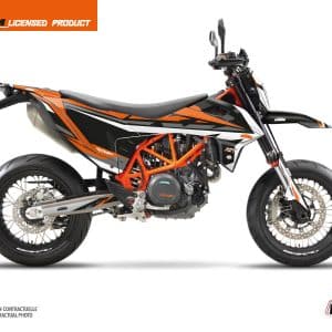 Kit Deco Moto Cross Rift KTM 690 SMC R Noir Orange 2014-2018
