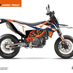 Kit Deco Moto Cross Gravity KTM 690 SMC R Bleu 2019-2023