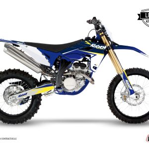 Kit Deco Moto Cross Stage Sherco 250 SE R Blanc Jaune LIGHT 2012