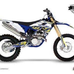 Kit Deco Moto Cross Eraser Sherco 250 SE R Blanc Jaune LIGHT