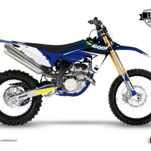 Kit Deco Moto Cross Stage Sherco 250 SE R Blanc Jaune LIGHT