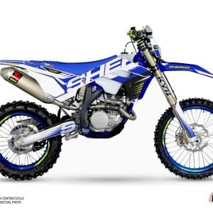 Kit Deco Moto Cross Fast Sherco SE / SEF Bleu
