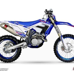 Kit Deco Moto Cross Skratch Sherco SE / SEF Bleu