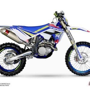 Kit Deco Moto Cross Stam Sherco SE / SEF Blanc