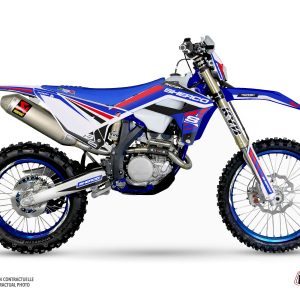 Kit Deco Moto Cross Stam Sherco SE / SEF Rouge