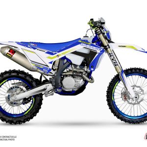 Kit Deco Moto Cross Skratch Sherco SE / SEF Blanc 2019-2022
