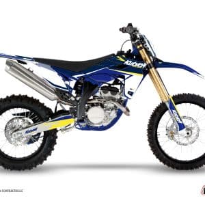 Kit Deco Moto Cross Stage Sherco 450 SEF R Blanc Jaune 2009-2011