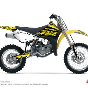 Kit Deco Moto Cross Eraser Fluo Suzuki 85 RM Jaune 2002-2022