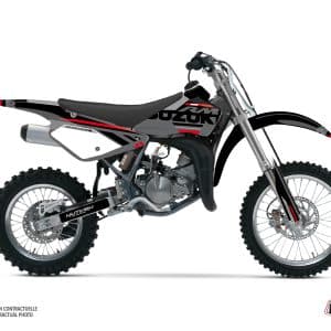 Kit Deco Moto Cross Grade Suzuki 85 RM Noir 2002-2022