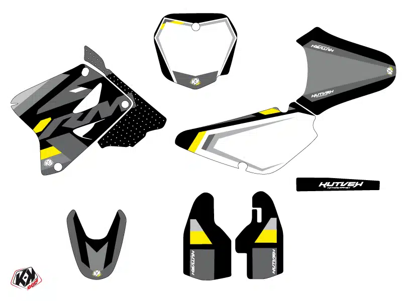 Kit Deco Moto Cross Label Suzuki 85 RM Gris 2002-2022 – Image 2