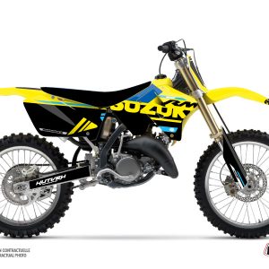 Kit Deco Moto Cross Grade Suzuki 125 RM Bleu 1989-1992