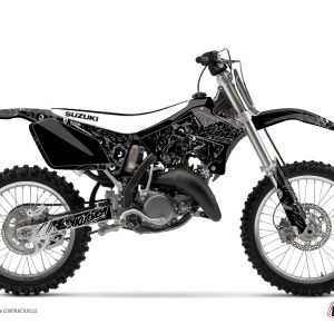 Kit Deco Moto Cross Zombies Dark Suzuki 125 RM Noir 1993-1995