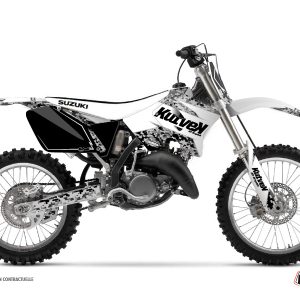 Kit Deco Moto Cross Predator Suzuki 125 RM Blanc 1999-2000
