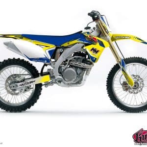 Kit Deco Moto Cross Pulsar Suzuki 250 RM Bleu 1996-1998