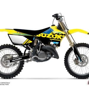 Kit Deco Moto Cross Grade Suzuki 250 RM Bleu 1996-1998