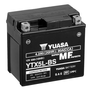 Batterie YTX5l SLA AGM - Sans Entretien - Prête à l'emploi. 1985-2024