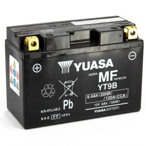 Batterie YT9B SLA AGM - Sans Entretien - Prête à l'emploi. 1999-2021