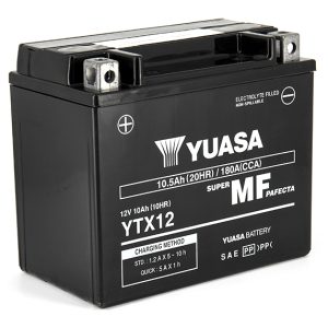 Batterie YTX12 SLA AGM - Sans Entretien - Prête à l'emploi. 1980-2025