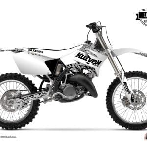 Kit Deco Moto Cross Predator Suzuki 250 RM Blanc LIGHT 2001-2002