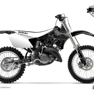 Kit Deco Moto Cross Zombies Dark Suzuki 250 RM Noir LIGHT 2001-2002