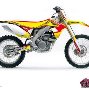 Kit Deco Moto Cross Chrono Suzuki 250 RM Rouge 2004-2008