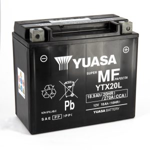 Batterie Ytx20l SLA AGM - Sans Entretien - Prête à l'emploi. 1973-2025
