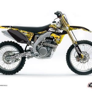 Kit Deco Moto Cross Predator Suzuki 250 RMZ Noir Jaune 2019-2023