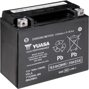 Batterie Ytx20hl SLA AGM - Sans Entretien - Prête à l'emploi. 1973-2025