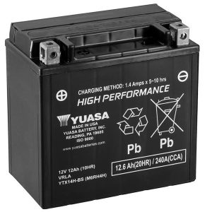 Batterie YTX14H SLA AGM - Sans Entretien - Prête à l'emploi. 1989-2025