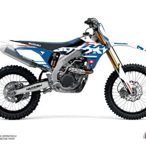 Kit Deco Moto Cross Grade Suzuki 450 RMZ Blanc 2005-2006