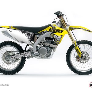 Kit Deco Moto Cross Predator Suzuki 450 RMZ Jaune 2007