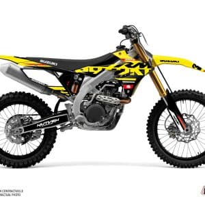 Kit Deco Moto Cross Grade Suzuki 450 RMZ Rouge 2007