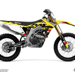 Kit Deco Moto Cross Label Suzuki 450 RMZ Noir 2007