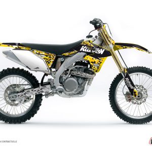 Kit Deco Moto Cross Predator Suzuki 450 RMZ Noir Jaune 2018-2023