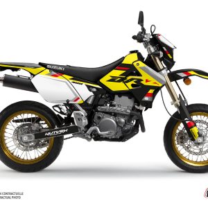 Kit Deco Moto Cross Label Suzuki DRZ 400 SM Noir 2000-2009
