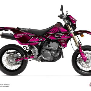 Kit Deco Moto Cross Oblik Suzuki DRZ 400 SM Rose 2000-2009