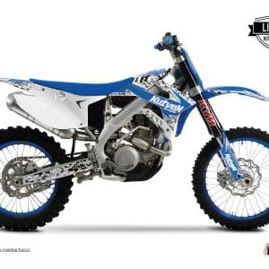 Kit Deco Moto Cross Predator TM EN 250 FI Bleu LIGHT 2020-2023