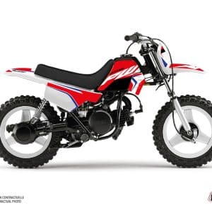 Kit Deco Moto Cross US STYLE Yamaha PW 50 Rouge 1984-2023