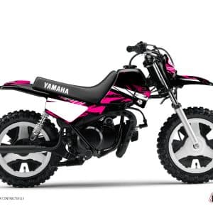 Kit Deco Moto Cross Techno Yamaha PW 50 Rose 1984-2023