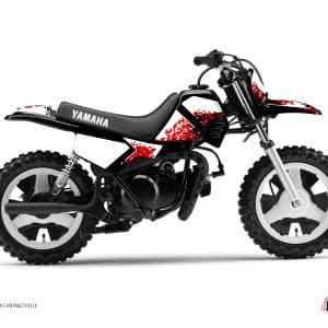 Kit Deco Moto Cross Hangtown Yamaha PW 50 Rouge 1984-2023