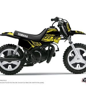 Kit Deco Moto Cross Eraser Fluo Yamaha PW 50 Jaune 1984-2023