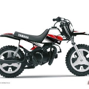 Kit Deco Moto Cross Stripe Yamaha PW 50 Rouge 1984-2023